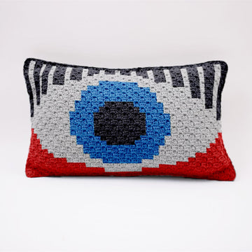 Bauhaus Eye Pillow C2C Crochet Pattern