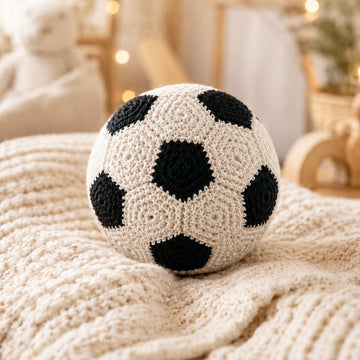 Crochet Soccer Ball Amigurumi Pattern – Digital PDF + Video Tutorial