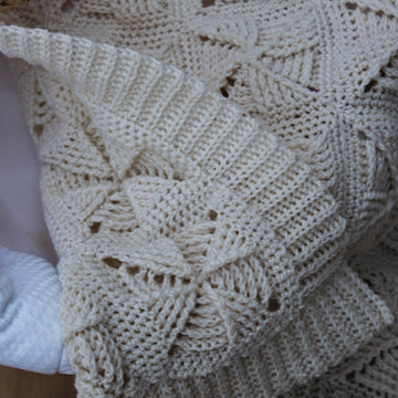 Textured Pinwheel Afghan