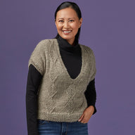 1262 - Mojave  -  Slipover Knitting Pattern for Women in Valley Yarns Hardwick by Valley Yarns