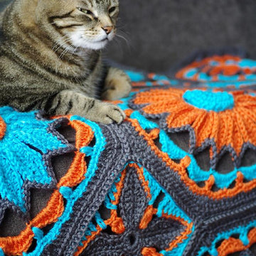 Crocheted Daisy Afghan