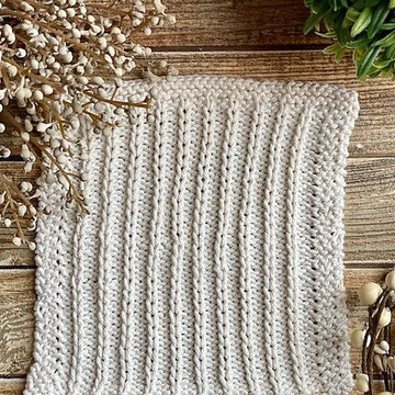 Fields and Furrows Dishcloth