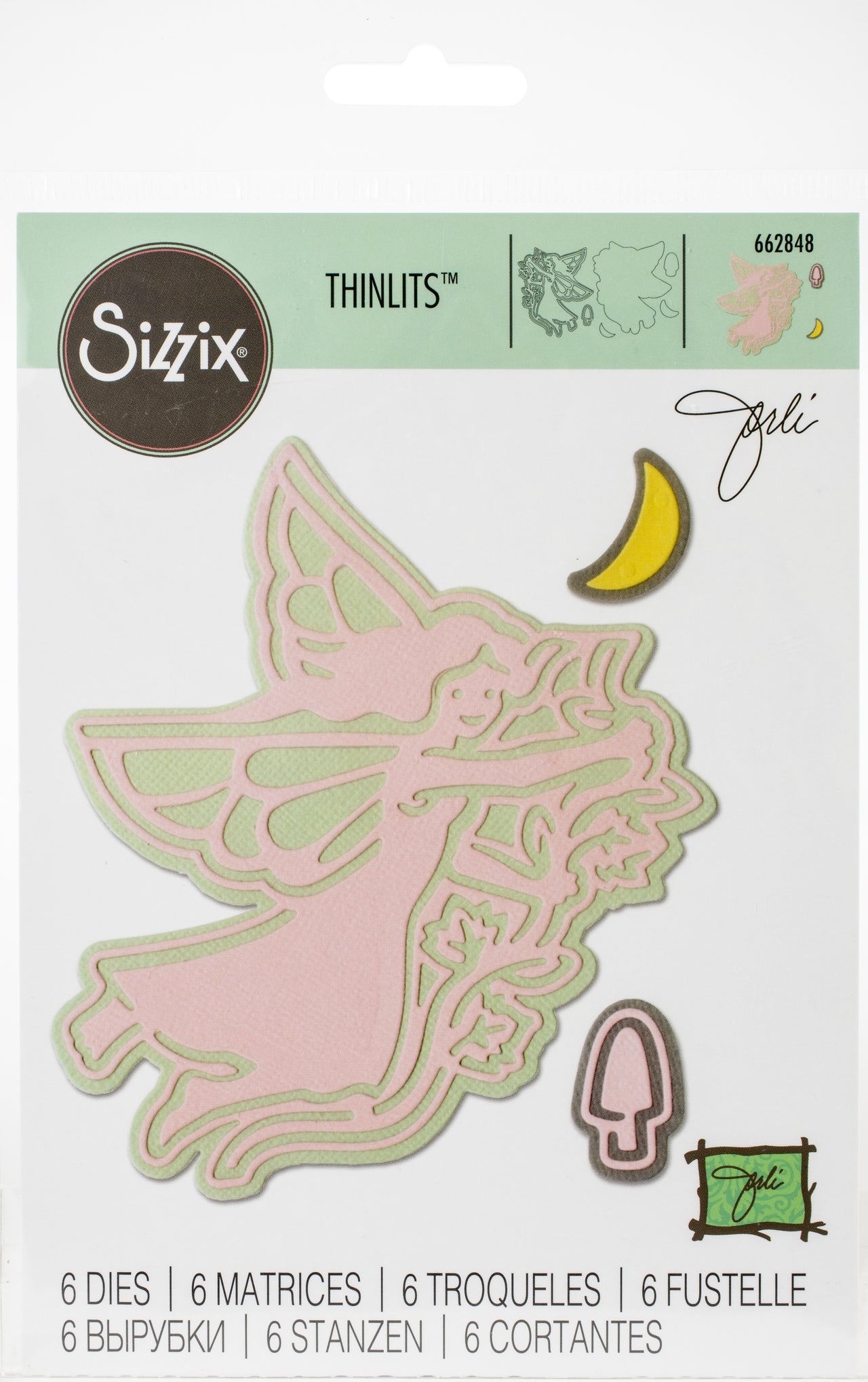 Sizzix Thinlits Dies By Jorli Perine 6/Pkg - Fairy #1