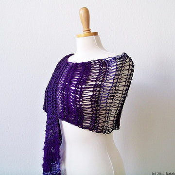 Lace Scarf, Drop Stitch Scarf