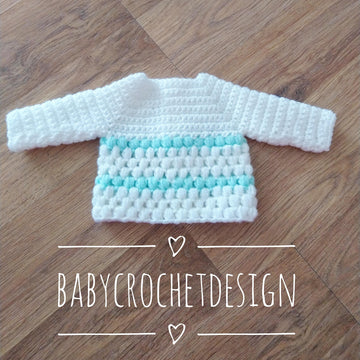 Baby puff stitch Cardigan