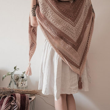 Dried Lavender Shawl