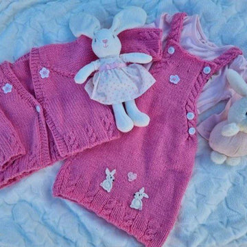 "Jayne" Aran Pinafore Set