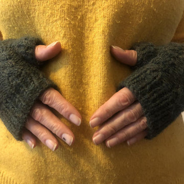 Four Stitch Cable Mittens
