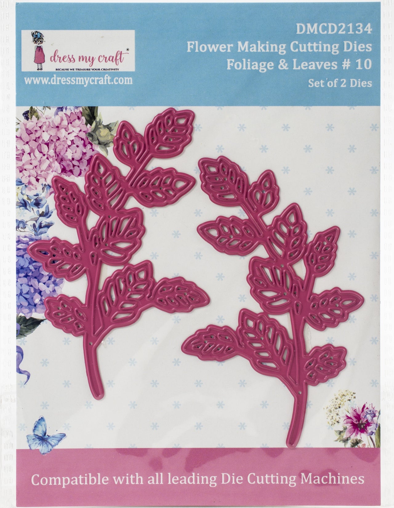 Dress My Craft Dies - Flower Making-Foliage & Leaves #10