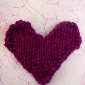 Tiny Teddy with a Valentine Heart