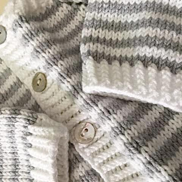 Baby Striped Party Cardi