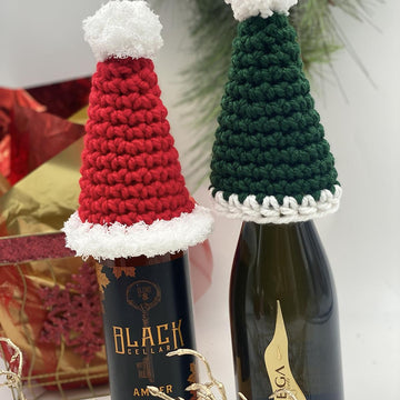 Holiday Wine Bottle Hat