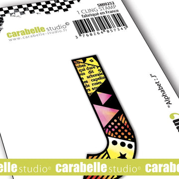 Carabelle Studio Cling Stamp Small - J