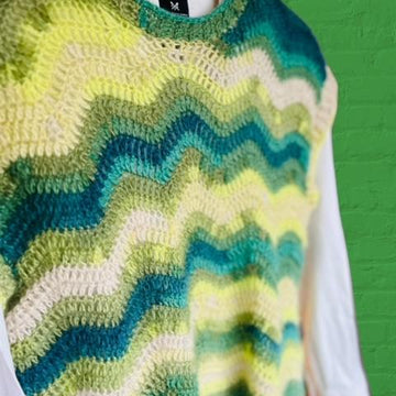 Wavelet Crochet Tank Top