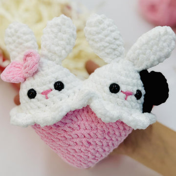 Heart Rabbit Crochet Pattern ,Heart Bunny Amigurumi