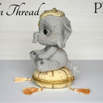 Elil the Chibi Elephant Amigurumi