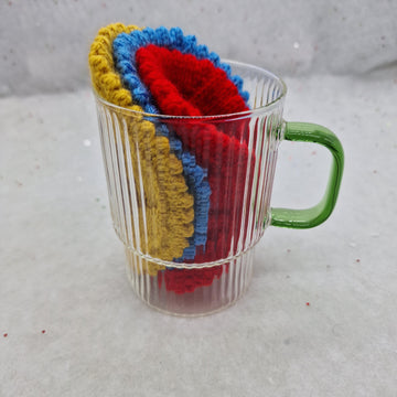 PDF Sunflower, Forget-me-not & Poppy Coasters