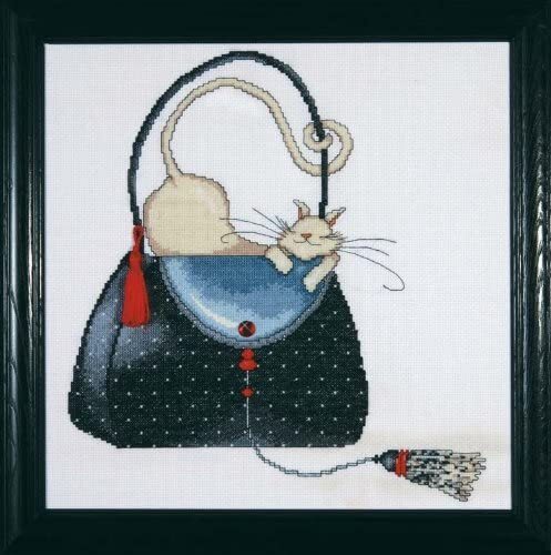 Design Works Polka Dot Purse Cross Stitch Kit