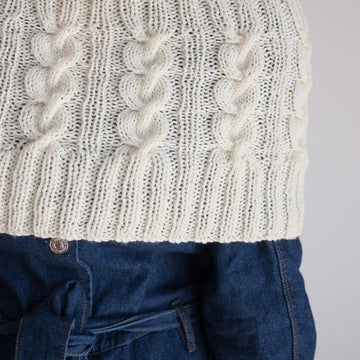 The Izzy Lou Cabled Capelet