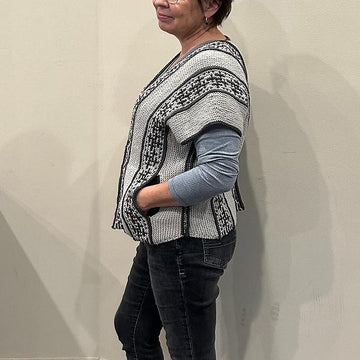 Indigo Mosaic vest
