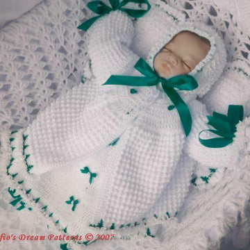 Crochet pattern 9 Piece Baby UK & USA Terms #46