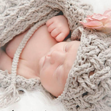 Diagonal Weave Baby Cocoon