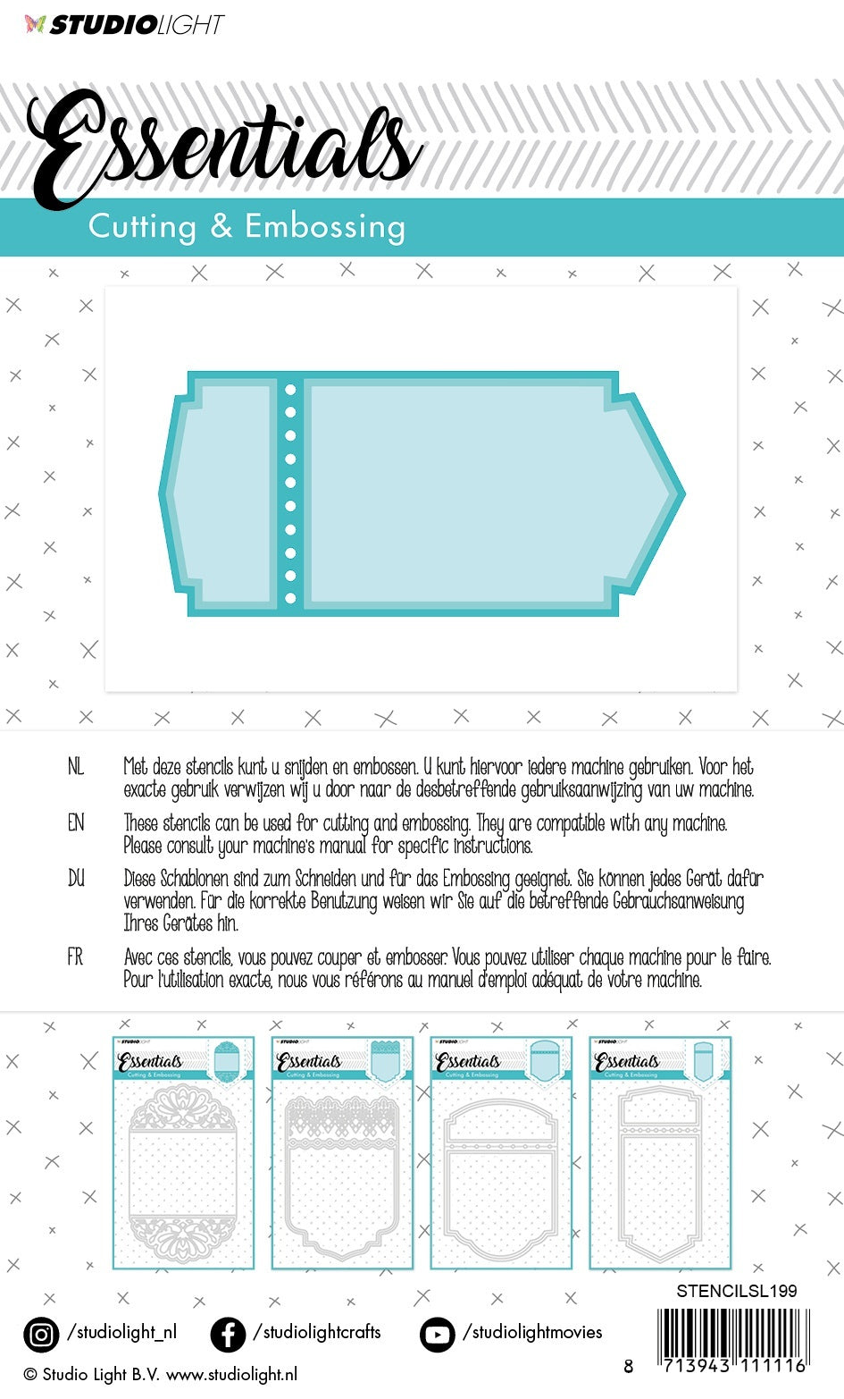 Studio Light Essentials Cutting & Embossing Die - 594901