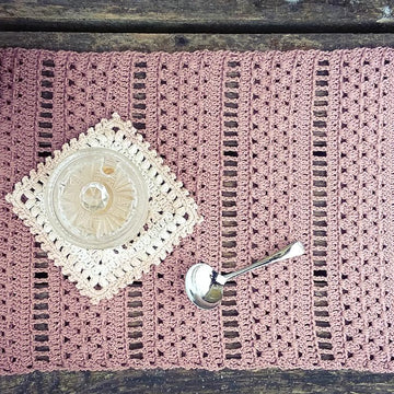Rustic Table Runner Written Pattern