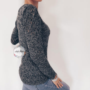 Women’s lace insert jumper