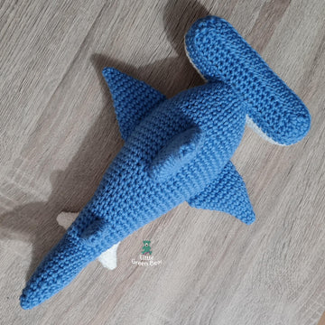 Hank the Hammerhead Shark - UK Terminology - Amigurumi