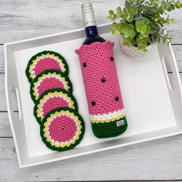 Watermelon Wine Cozy Set