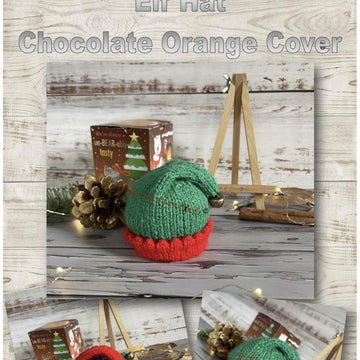 Elf Hat Chocolate Orange Cover Knitting Pattern