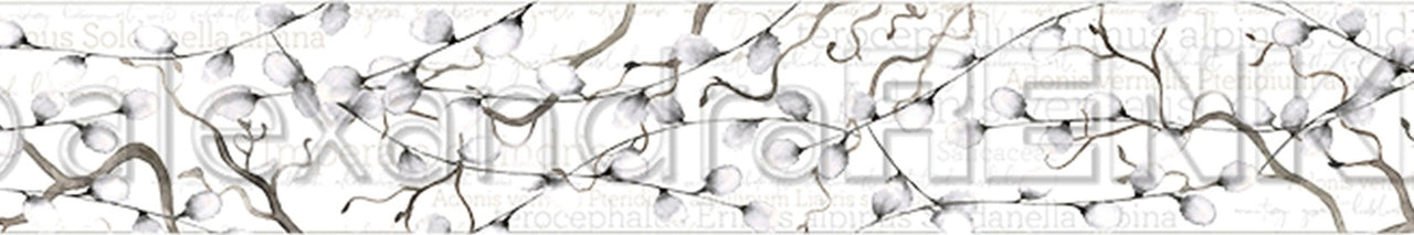 Alexandra Renke Washi Tape 30mmX10m - Willow Catkin