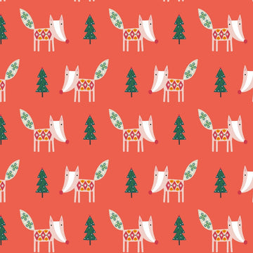 Dashwood Studio Winter Folk - Winter Foxes