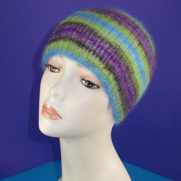 Angel Prints Mohair Rib Skullcap Hat