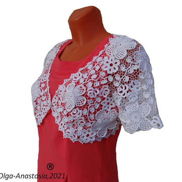 White lace bolero