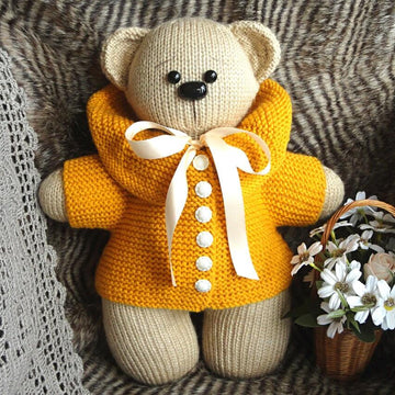 Toy Animal Pattern Knitted Bear