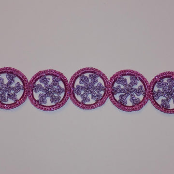 Crochet Snowflake Round Motif