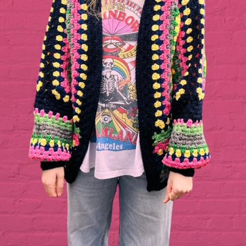 Hexi Crochet Cardi