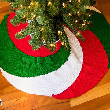 Spiral Christmas Tree Skirt
