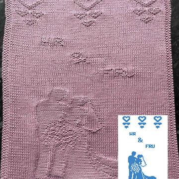 Nr. 767 – Wedding – danish text guest towel