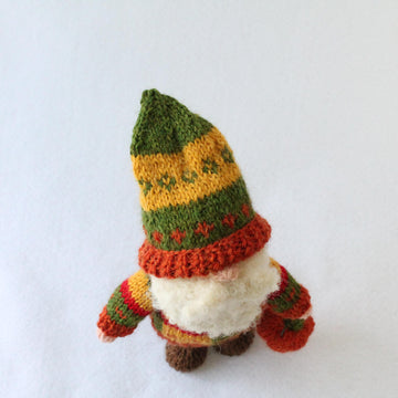 Autumn Gnome with Pumpkins
