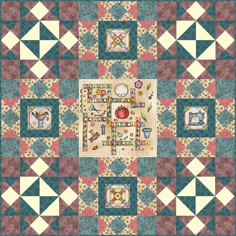 Michael Miller Fabrics I Have a Notion Quilt - Downloadable PDF