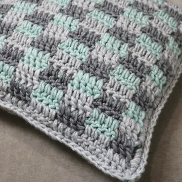 Rustic Farmhouse Plaid Pillow
