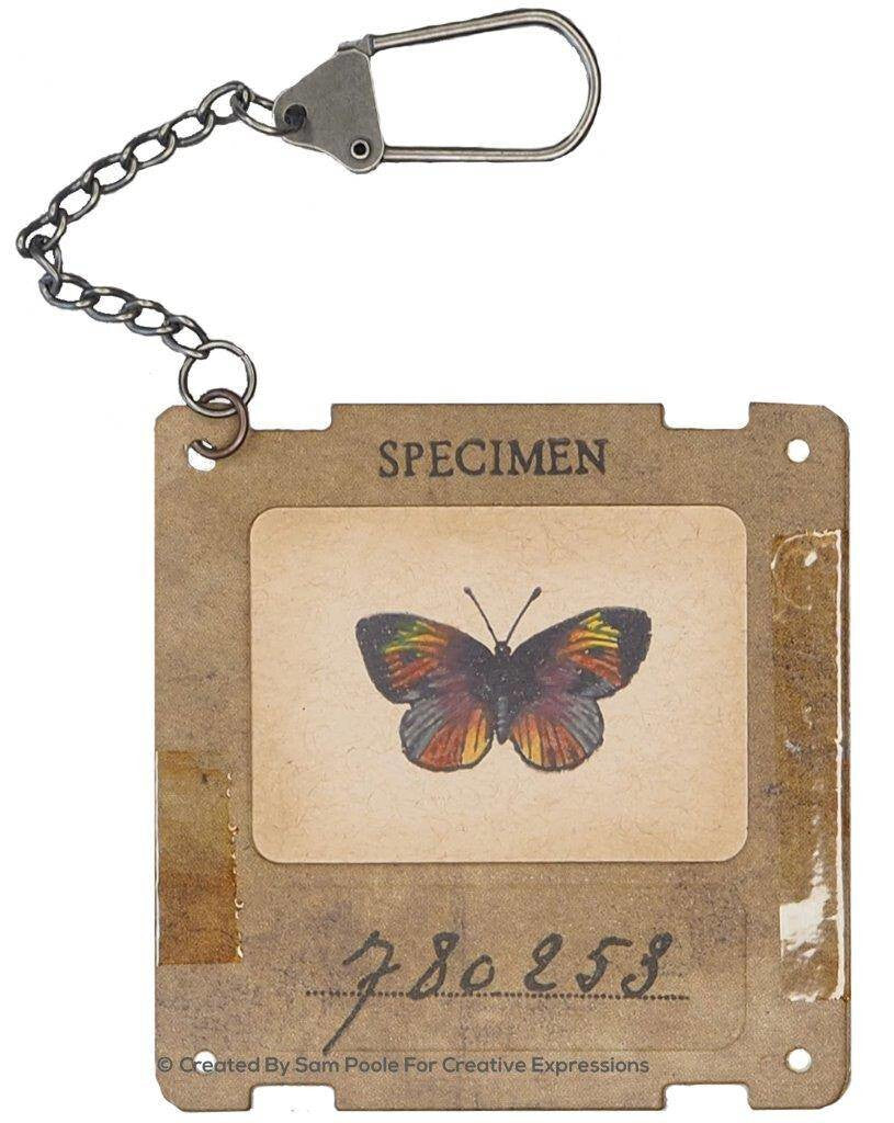 Creative Expressions Sam Poole Shabby Basics Vintage Slide Craft Die