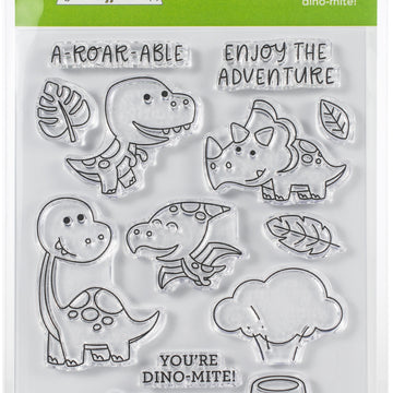 Doodlebug Clear Doodle Stamps - Dino-Mite!