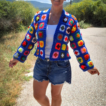 Forget Me Not Scrap Cardy (Shell Edging Version)