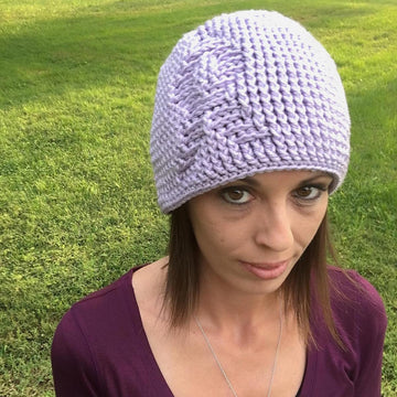 Embossed Awareness Ribbon Beanie