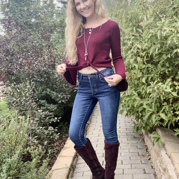 Belle Baby Knot Top