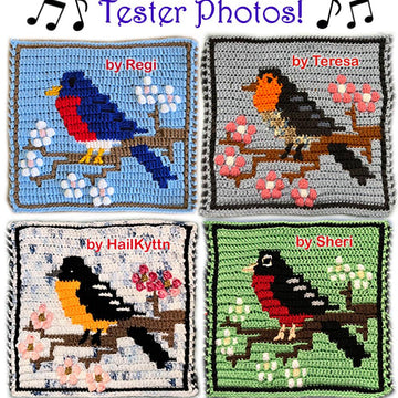 Springtime Songbird Mosaic square